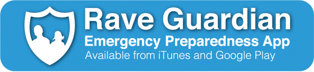 Rave Guardian Emergency Preparedness App - available from iTunes and Google Play